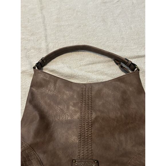 Darcy Marks London Coffee Taupe Brown Handbag Hobo Bag Bohemian Whymsical - Picture 14 of 16